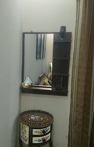 Wall Mount Drasing Mirror With Shelf Mekup Itam Hold 7