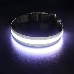 LED Dog Collar - USB Rechargeable with Water Resistant C102 0
