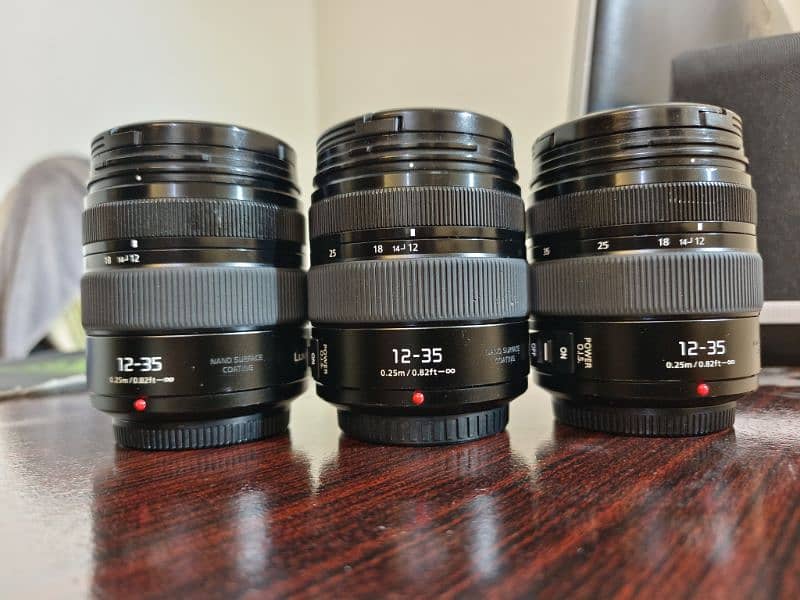 Panasonic Lumix 12-35 f/2.8 3pcs 2