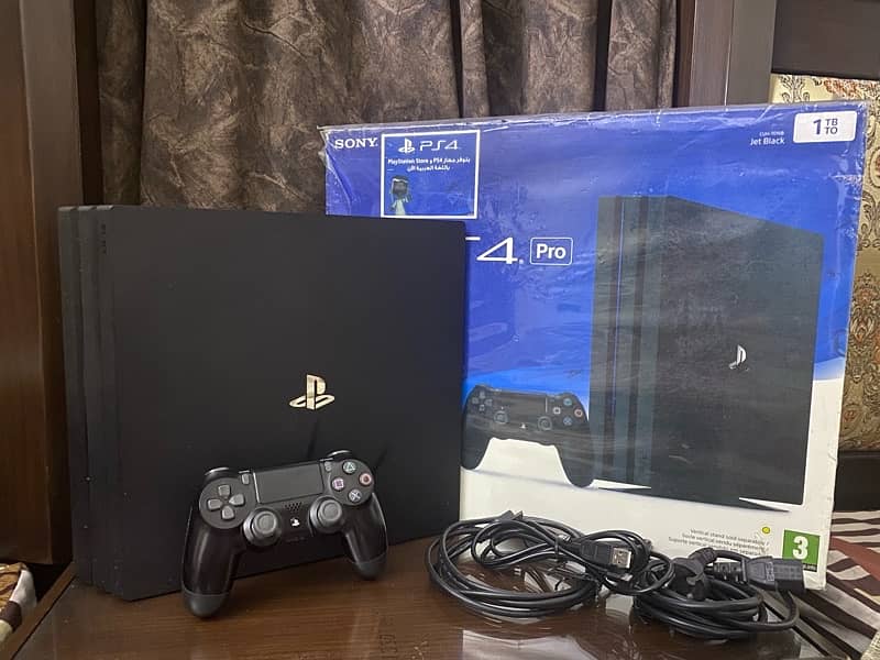PS4 PRO 1TB with 2 games 0