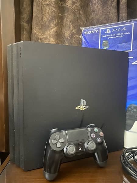 PS4 PRO 1TB with 2 games 1