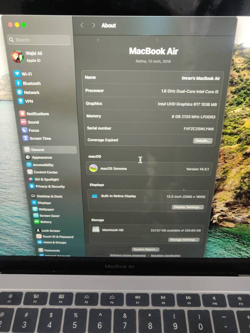 Macbook air 2019, 8gb/256gb, with m2 fast charger 11
