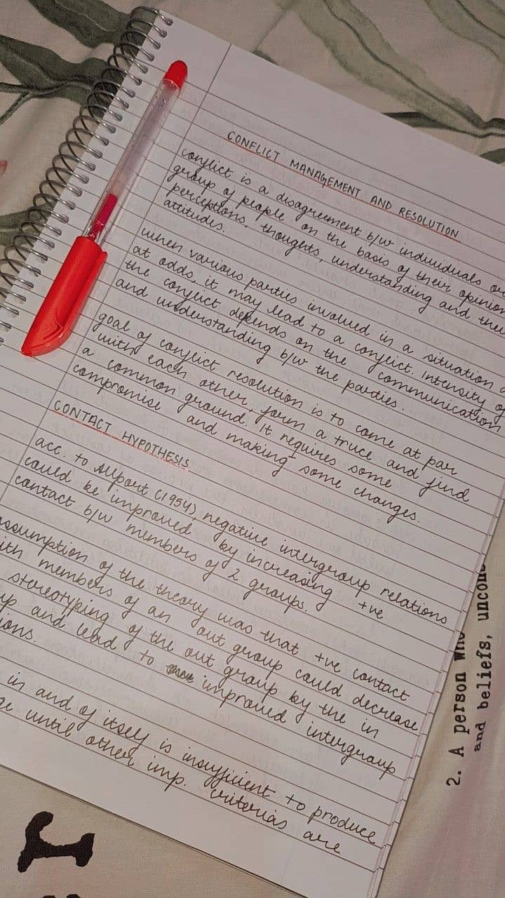 Handwriting assignment work 4