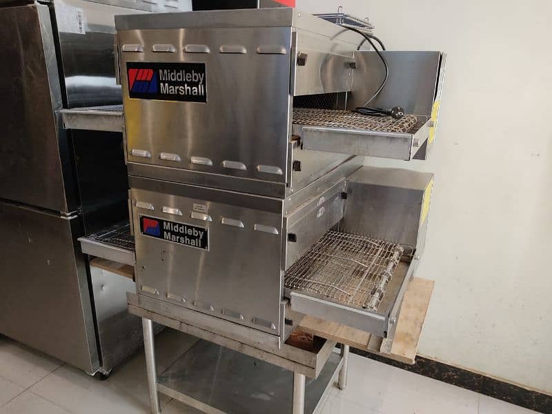 Pizza Oven Bonveyor/Dough Mixer& Roller/Fryer/Hot Case equipment 2