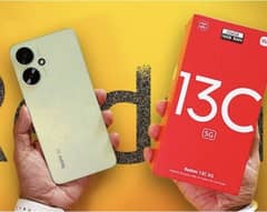 redmi 13c brand new 6/128 with  box  charge