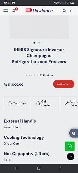 Brand New Dawlance deep Freezer inverter 91998 3