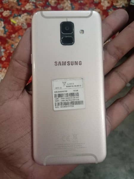 SAMSUNG A6 mobile 3/32 GB with box no open no repair all ok03126566218 4