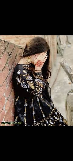 3 Pcs Women's Stitched Silk Embroidered Suit