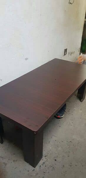 3pc center wooden table. 3