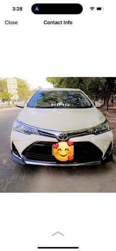 Available for Monthly rent Corolla Gli Face uplift 0