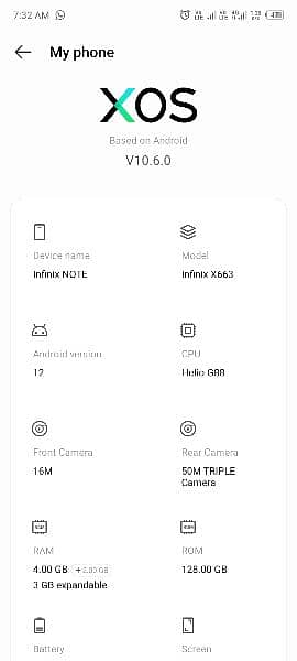 Infinix Note11 4+3 GB ram 128gb with 50 MP front and 16 MP main camera 1