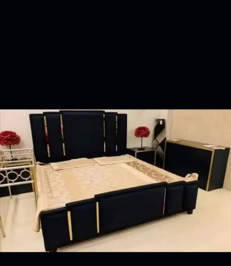 double bed king size bed, poshish brass bed, bed set, furniture set 16