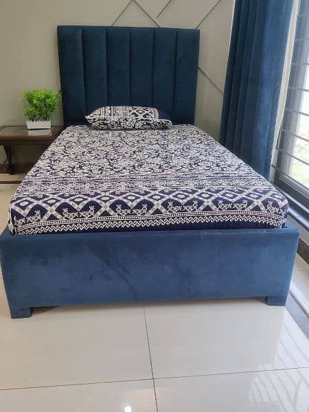 Used Single Bed with Mattress for sale 2