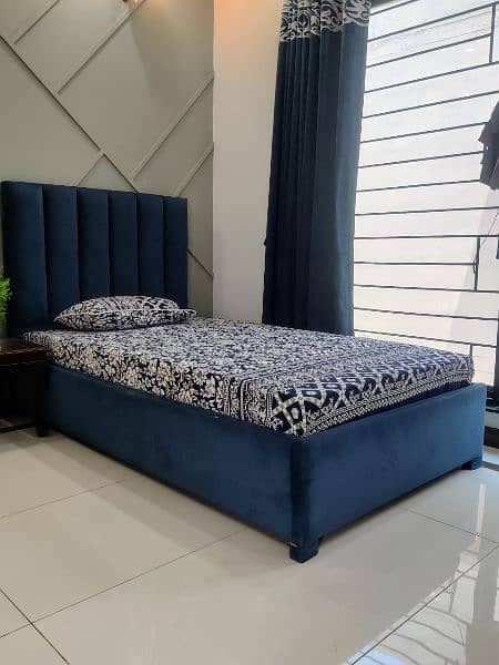 Used Single Bed with Mattress for sale 4