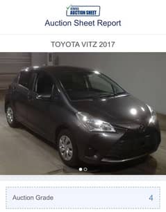 Toyota Vitz 2019/22 Full original No touch up Grade 4