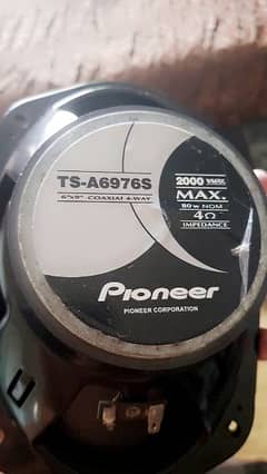 pair of Car speakers Pioneer best condition perfect sound