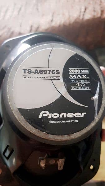 pair of Car speakers Pioneer best condition perfect sound 0