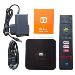 IM Android TV Box 4K Ultra HD with Voice Remote 0