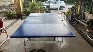 Double fish full metal Indoor/Outdoor foldable table tennis table