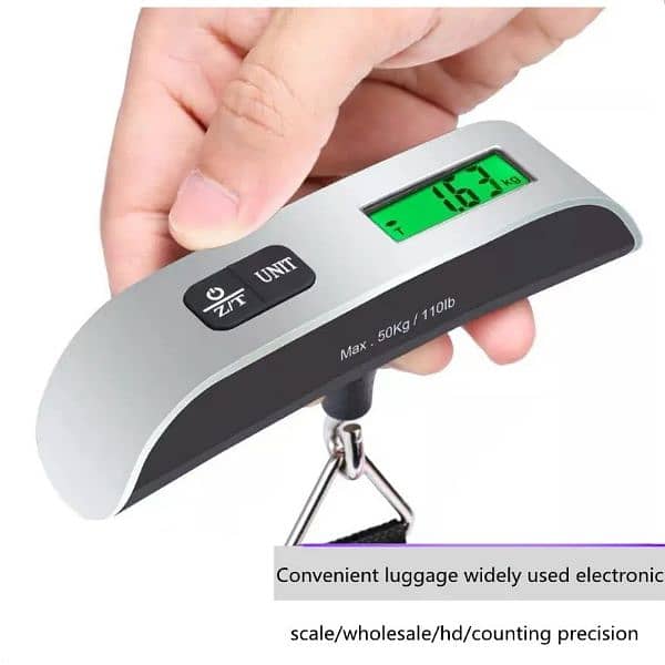 Luggage Scale 50kg/10g Digital Electronic Travel Weighs Portable 10