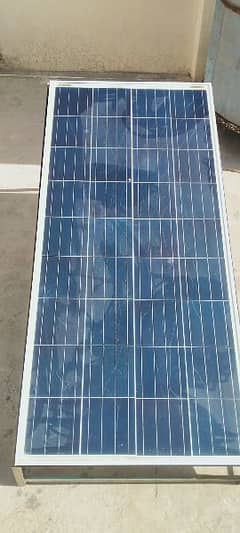 150 Watt solar plate with stand & Double core pure copper wire 16 feet
