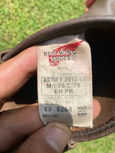 Red wings USA Leather Safety Shoes 2