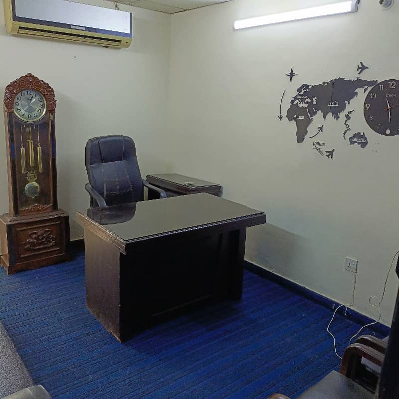 Full Furnished Office Available In Barkat Market Garden Town 1