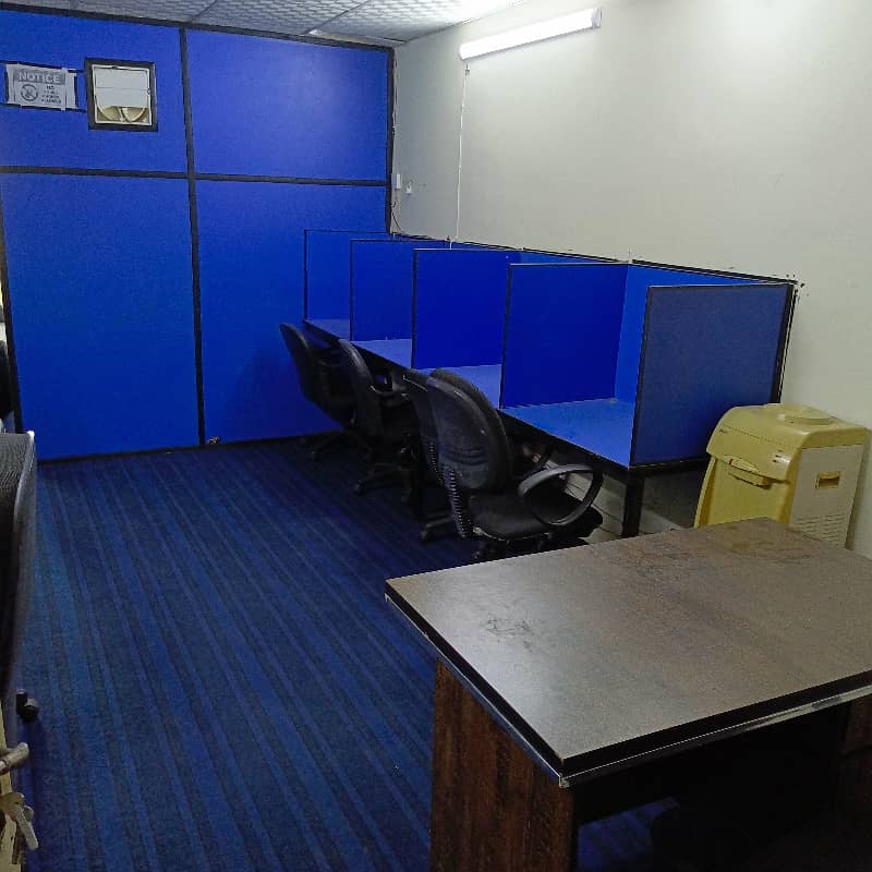 Full Furnished Office Available In Barkat Market Garden Town 5