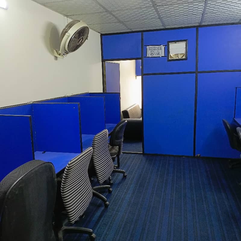 Full Furnished Office Available In Barkat Market Garden Town 8