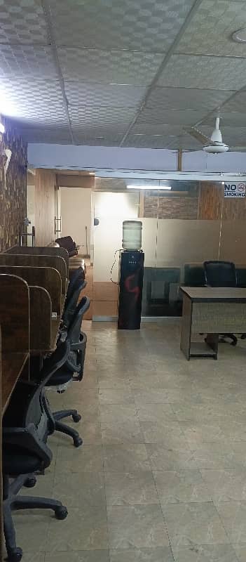 Fully Furnished Office Availabe In Barkat Market At Best Location 1