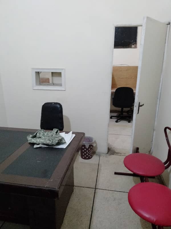 Fully Furnished Office Available In Barkat Market Garden Town 4