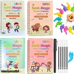 Sank Magic Practice CopyBook 4 books 10 ink Refill