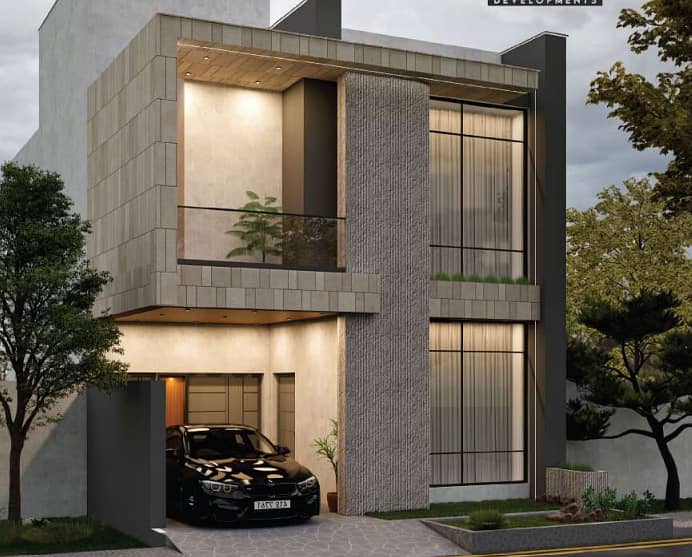 5 Marla Designer House. With Modern Elevation. For Sale in B-17 Block F. 1