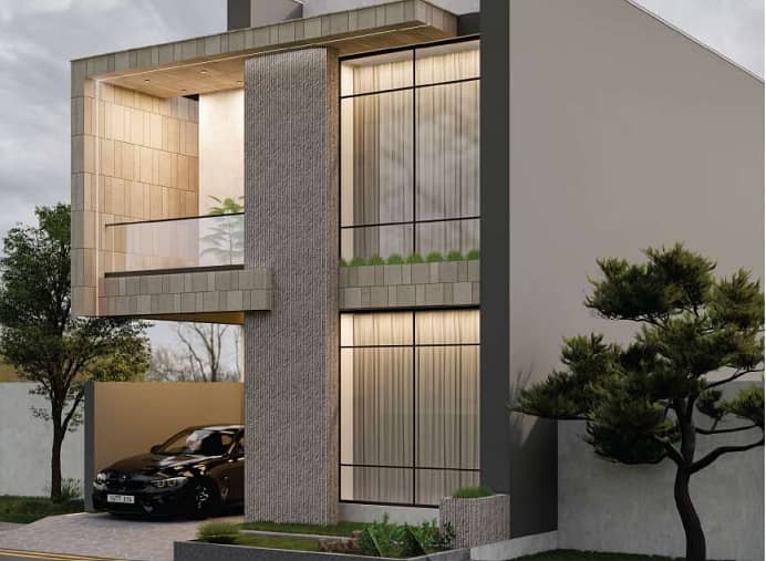 5 Marla Designer House. With Modern Elevation. For Sale in B-17 Block F. 2