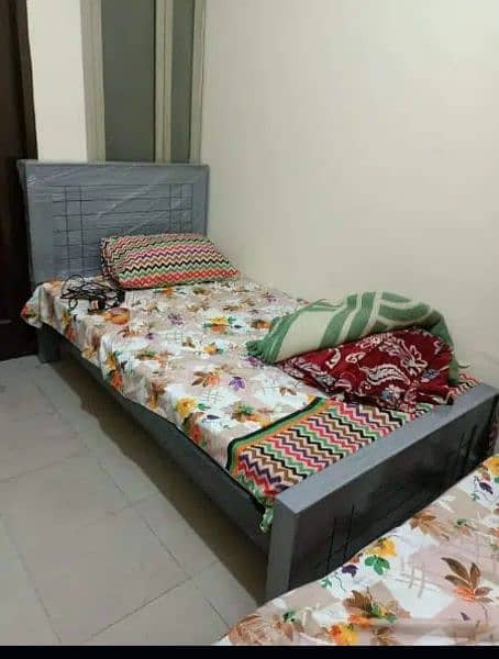 single bed, bed set, side table, mattress, double bed 5