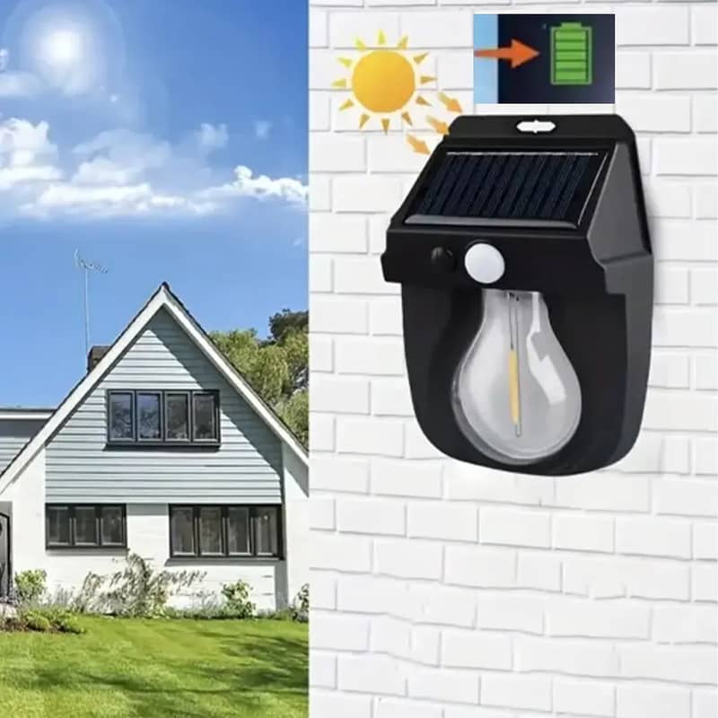 CL-118 Solar Rechargeable Outdoor Lamp Light- New 1