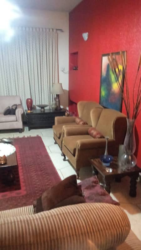 1 Kanal Ideal Location Facing Park Used House For Sale in B Block Model Town Lahore 1