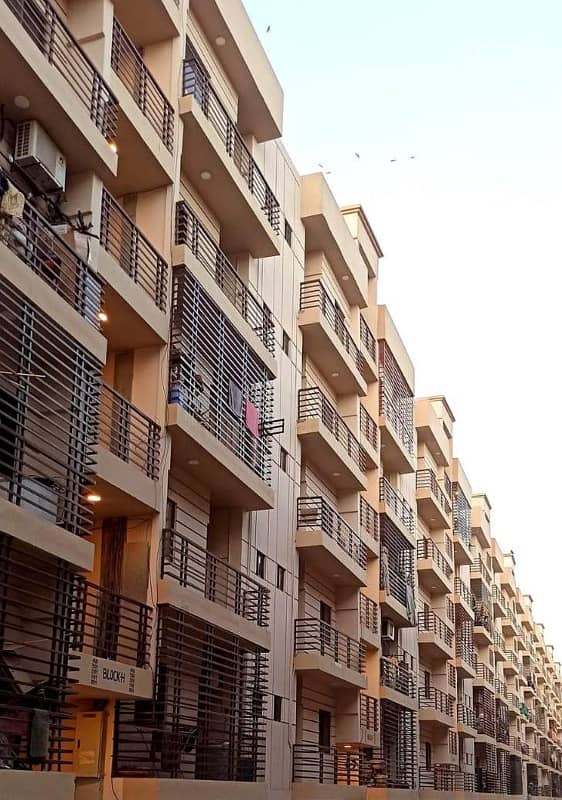 Brand New - 3 Bed DD 1st Floor (Corner) Flat, Available For Sale In Kings Cottages Gulistan E Jauhar Block 7 Karachi 18