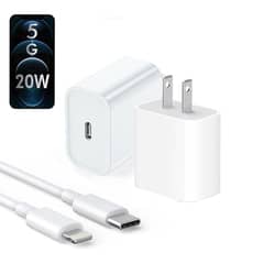 iphone 20w charger 2 pin and 3 Pin apple adapter with Cable 0