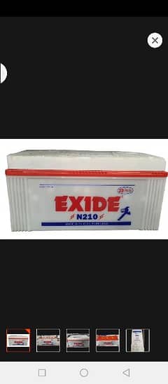 Exide battery 23 plate for sale 4 mont use 0