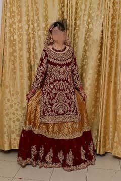 Royal Bridal Lehnga Beautifull Work and Color