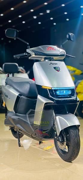 RAMZA F507 G7 A700 SCOOTY COOTER EV CHARGING NEW ASIA AIMA F507 LADIES 3