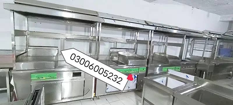 shawarma counter Fast food machinery pizza oven fryers 10