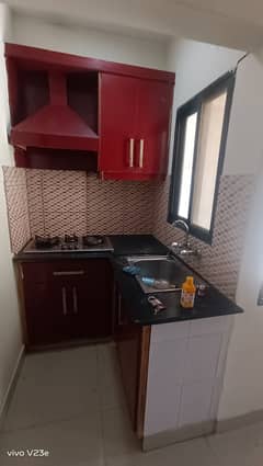 Studio Apartment For Rent 2bedroom with attached bathroom 3rd Floor available small Bukhari Comm 0