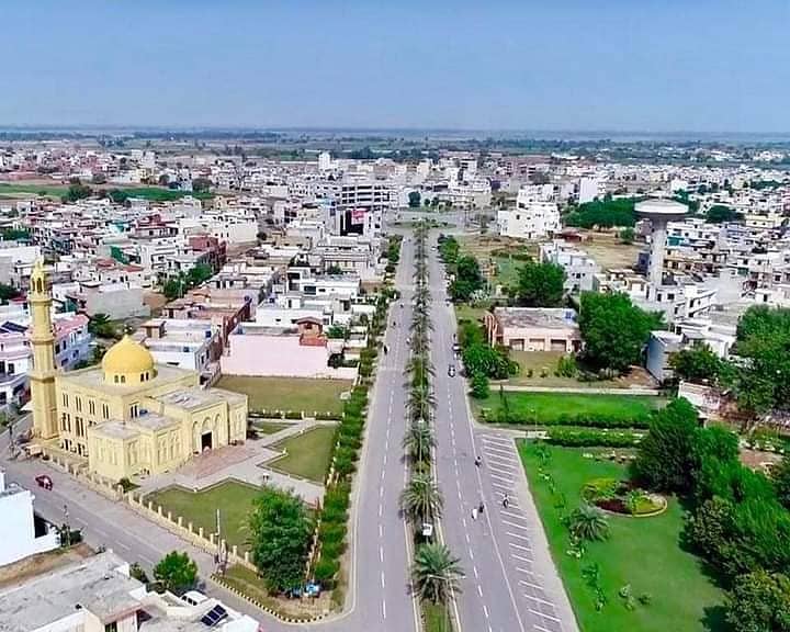 Park Facing 5 - Marla Plot Is Available In Topaz Extension Block Of Park View City Lahore Situated At Main Multan Road Opposite DHA Phase IIX EME Sector Canal Road Near Motorway M - 2 , Ring Road , Orange Line Train Metro Store & Emporium Mall 17