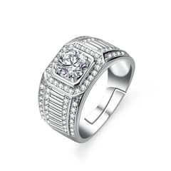 Dazzling Moissanite Diamond Ring For Men 0