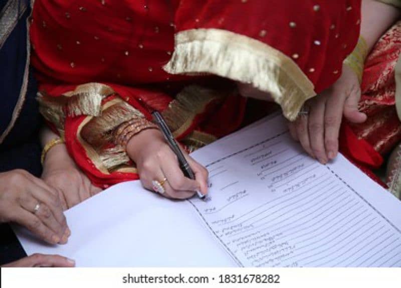 nikkah/fees Rs. 6000 4