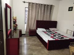 King size bed set mehroon colour