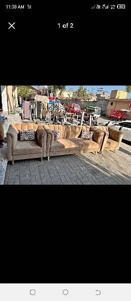 Brand new sofa set available howl sell price delivery possible hai. . 2