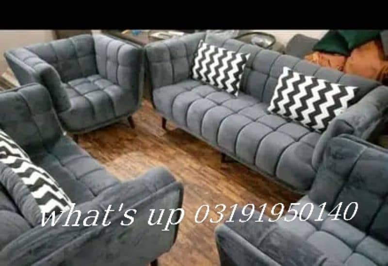 Brand new sofa set available howl sell price delivery possible hai. . 6